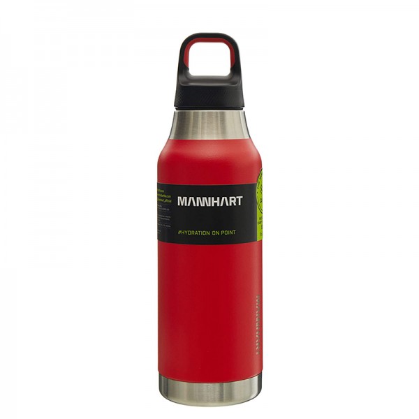 Mannhart by Spigen B213 Çift Katmanlı Travel Mug Paslanmaz Çelik Termos 500 ml Kırmızı 1