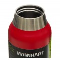 Mannhart by Spigen B213 Çift Katmanlı Travel Mug Paslanmaz Çelik Termos 500 ml Kırmızı 4
